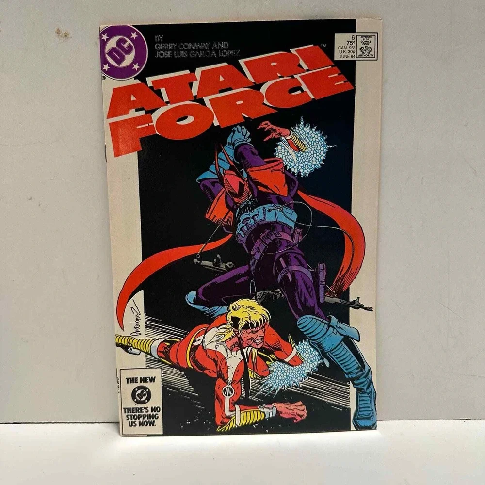 ATARI FORCE 6 JUNE 84 Meeting with Life and Death DC Comic Book‎